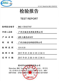 檢測報告